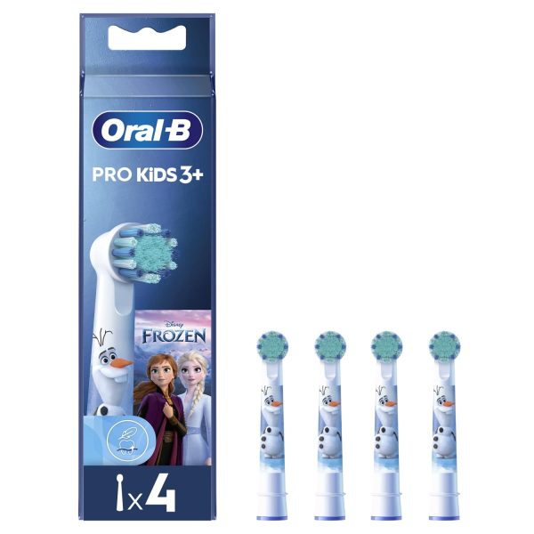 Recargas para Escovas de Dentes Elétrica Criança Oral-B Frozen - 4 Unidades Hot on Sale