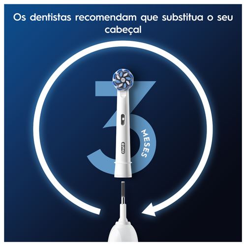 Recargas Pro Sensitive Clean para Escova de Dentes Elétrica Oral-B - 3 Unidades Online