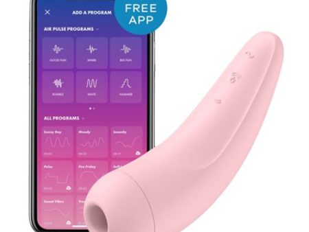 Vibrador Estimulador Satisfyer Curvy 2+ App Bluetooth Rosa Discount