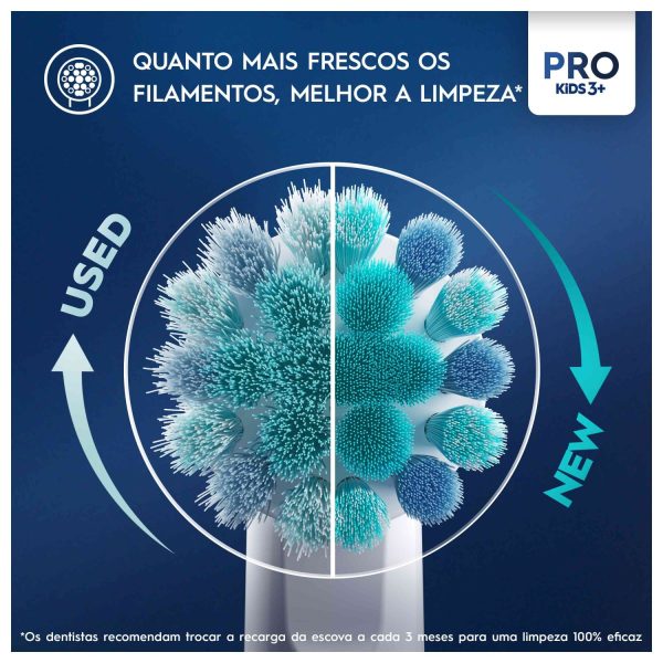 Recargas para Escovas de Dentes Elétrica Criança Oral-B Frozen - 4 Unidades Hot on Sale