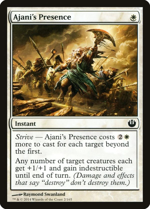 Ajani s Presence [Journey into Nyx] Hot on Sale