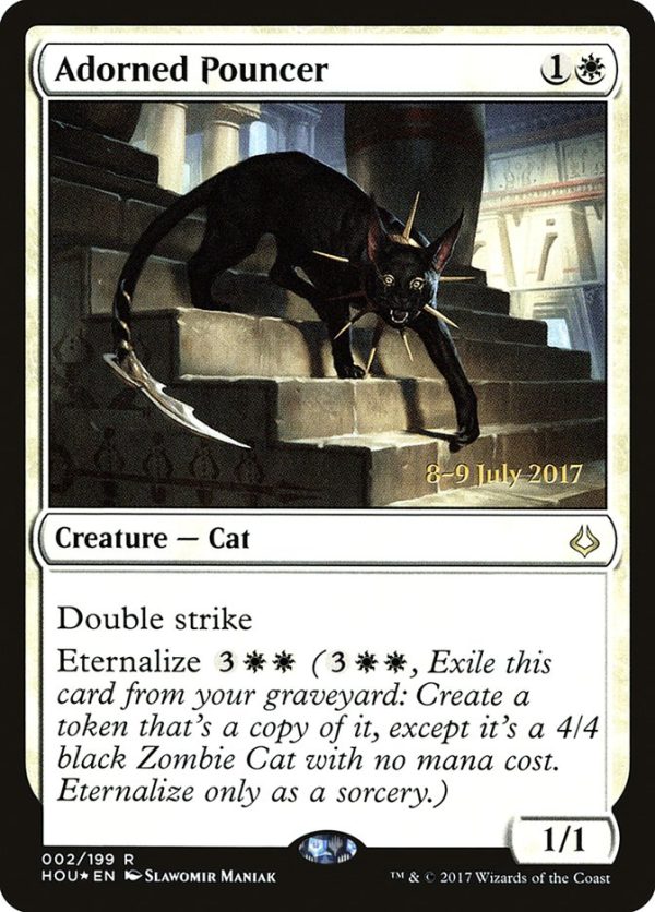 Adorned Pouncer [Hour of Devastation Prerelease Promos] For Discount