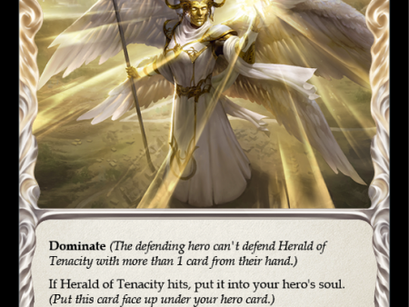 Herald of Tenacity (Blue) [MON025] 1st Edition Normal For Sale