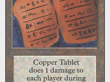 Copper Tablet [Unlimited Edition] For Sale